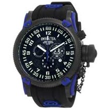 Men's Invicta Russian Diver Chronograph Watch with Black Dial (Model: