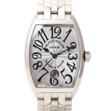 Mens Medium Franck Muller Curvex Date White Gold 7851SCDT Watch