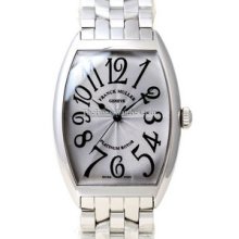 Mens Medium Franck Muller Cintree Curvex Steel 6850SCO Watch