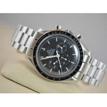 Mens Omega Speedmaster Chronograph Moon Watch Manual Wind Stainless Steel