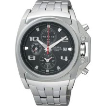 Mens Pulsar Stainless Steel ChronoGraph Date Alarm 10ATM Casual Watch