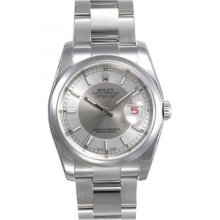 Mens ROLEX Oyster Watch Perpetual Datejust Silver/Grey