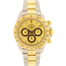 Men's Rolex Zenith Cosmograph Daytona Watch 16523 Champagne Dial