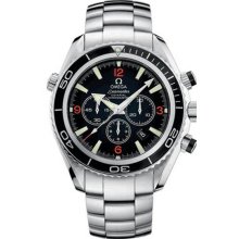 Men's Seamaster Planet Ocean Stainless Steel Case and Bracelet Black D