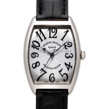 Mens Small Franck Muller Cintree Curvex White Gold 5850SC Watch