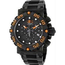 Men's Stainless Steel Subaqua Nitro Chronograph Quartz Black Dial