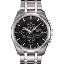 Men's Tissot Couturier Automatic Watch with Black Dial (Model: