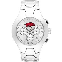 Mens University Of Arkansas Razorbacks Watch - Stainless Steel Hall-Of-Fame