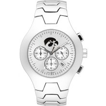 Mens University Of Iowa Hawkeyes Watch - Stainless Steel Hall-Of-Fame