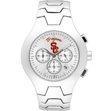 Mens University Of Southern California Watch - Stainless Steel Hall-Of-Fame