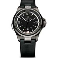Men's Victorinox Swiss Army Night Vision Watch with Black Dial (Model: