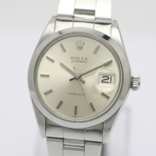 Mens Vintage Rolex Oysterdate Precision Hand-winding Wristwatch