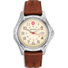 Men's Wenger standard issue XL watch in brown