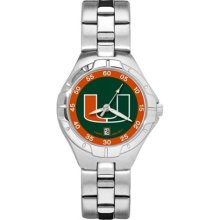 Miami Hurricanes UM NCAA Womens Pro Ii Bracelet Watch ...