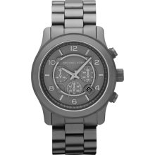 Michael Kors Men's Gunmetal 'Runway' Chronograph Watch (MK8226)