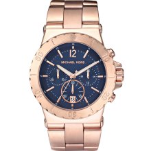 Michael Kors Women's Goldtone Blue Dial Watch MK5410