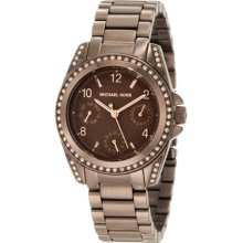 Michael Kors Women's MK5614 Brown Stainless-Steel Analog Quartz Watch with Brown Dial