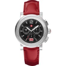 MICHELE Sport Sail Large Diamond Scarlet Patent Leather