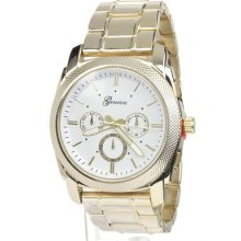 Mk Chronograph Style Geneva Large Bracelet Watch- Super Cute