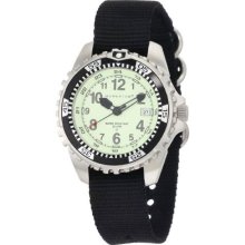 Momentum 1M-DV00L8B Men's 1M-DV00L8B M1 Lime Dial Black Re-Ply Nylon Dive Watch