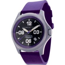 Momentum Heatwave Watch Womens, Black/Purple