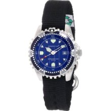 Momentum Women's 1M-Dv01u8b M1 Blue Dial Black Re-Ply Nylon Dive Watch