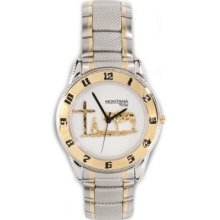 Montana Silversmiths Two-Tone Praying Cowboy Watch