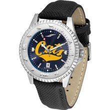 Montana State Bobcats MSU Mens Leather Anochrome Watch