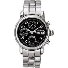 Montblanc Star XL Black Dial Chronograph Automatic Mens Watch 18966