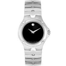 Movado 0604459 Watch Sports Edition Ladies - Black Dial Stainless Steel Case Quartz Movement