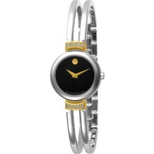 Movado Diamond Bezel Stainless Steel Ladies Watch 0606240