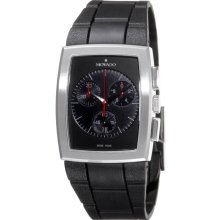 Movado Eliro Rubber Tonneau Dial Chronograph Mens Watch 0606393