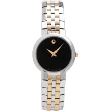 Movado Faceto Diamond Steel Ladies Watch 0605586