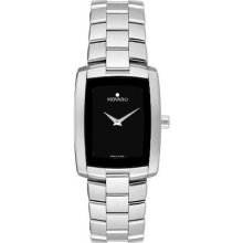 Movado Ladies Eliro Black Dial 0605378