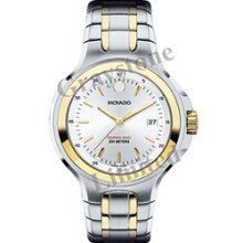 Movado Series 800 Sport Two-tone Silver Dial Men's Watch #2600055