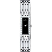 Movado Women's 'Esperanza Baguette' Stainless Steel Diamond Watch ...