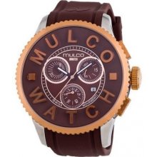 Mulco MWATCH Brown Rubber Unisex Watch MW3-10302-033