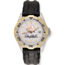 NASCAR Dale Earnhardt Leather Men's Sport Watch