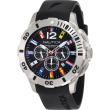 Nautica N18636G BFD 101 Dive Style Chrono Flag Men's Watch