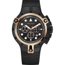 Nautica NSR-06 Black Resin Chronograph Mens Watch N21002G