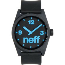 Neff Daily Black & Cyan Corpo Analog Watch