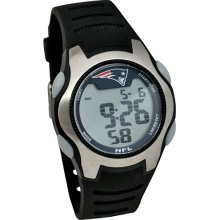 New England Patriot wrist watch : New England Patriots Training Camp Watch - Silver/Black