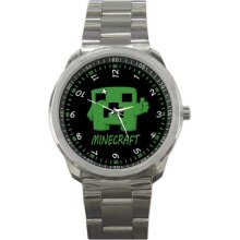 New Hot Custom Minecraft by sport metal watch