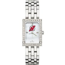 New Jersey Devils Ladies Allure Watch Stainless Bracelet LogoArt