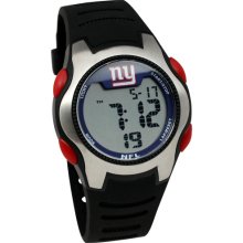 New York Giants wrist watch : New York Giants Training Camp Watch - Silver/Black