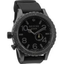 Nixon 51-30 Black Dial Rubber Mens Watch A058680 ...