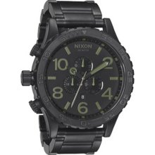 Nixon 51-30 Chrono Watch - Matte Black / Surplus