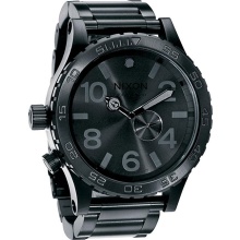 Nixon 51-30 Men's All Black Stainless Steel Watch