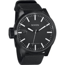 - Nixon Chronicle Watch Antique Silver/black