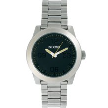 Nixon Corporal SS Watch Grand Pix Silver